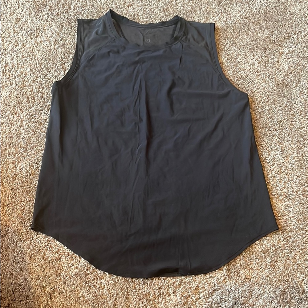 Lululemon Athletica Black Tank Top Sleeveless